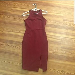 Burgundy Banana Republic Dress